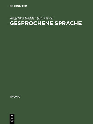 cover image of Gesprochene Sprache